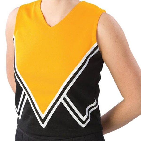 Pizzazz Performance Wear Pizzazz Performance Wear UT50 -BLKGOL-YL UT50 Youth Intensity Uniform Shell - Black with Gold - Youth Large UT50BLKGOLYL